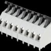 AST0450804 8-pin spring loaded terminal, 5-mm pin spacing, 45°