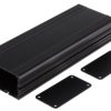 Obudowa urządzeń elektronicznych, aluminiowa wysokość zew: 40 mm szerokość zew: 81,4 mm długość zew: 225 mm 225 x 81.4