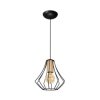 Lampa wisząca WILL BLACK 1XE27 MLP4188 Milagro