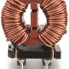 Common mode choke, vertical, 3.3 mH, 2.5 A, 744823333
