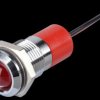 Q14P3CXXR12E Indicator LED, 12 V DC, 14 mm, wired, red/BrC