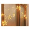 Kurtyna świetlna LED Gwiazdki dekoracyjna, ciepła biała, 136LED
