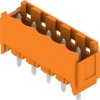 Pin header, 5 pole, pitch 5.08 mm, straight, orange, 2496220000