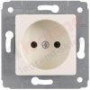 Cariva Gniazdo wtyczkowe elektryczne Pojedyncze 2P Kremowe