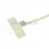 Opaska z tabliczką opisową 2,5x100mm biała; 8x25mm