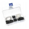 ZESTAW ZŁĄCZ CZARNYCH JST-SM 2,5mm 150szt 2 3 4 PIN WTYKI