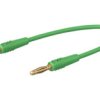 Przewód pomiarowy 28.0047-00725, 10A, 30 → 60V, kolor: Zielony, dł. 7.5cm, Staubli