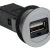 Złącze USB A Montaż na panelu Żeński 2.0 ,1-portowe