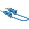 Electro PJP 2112-CD1-50BL Test lead 4 mm connector 50 cm Blue