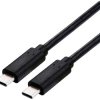 Kabel ROLINE USB4 Gen3x2, C–C, ST/ST, 40 Gb/s, 240 W, czarny, 0,80 m