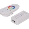 Sterownik Led Rgbw 4X6a Touch Rf Biały Komplet Pilot+Uchwyt 12-24V Prescot