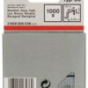 Zszywki z cienkiego drutu, typ 58, 13 x 0,75 x 10 mm, 1000 szt. Bosch Accessories 2609200236, N/A, Wymiary (D x S) 10 mm