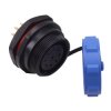 9 Pin Waterproof W21 Female Socket Panel Mount Connector IP68