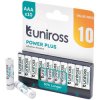 Uniross 21695 LR03 AAA Power Plus Alkaline Batteries (Pack of 10)