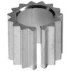 Small heatsink, (W x Ø x H) 12.7 x 12.7 x 10 mm, 44 K/W, stained, SKK 510