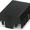 Upper part of housing, ABS/PC, (W x H x D) 90.1 x 74.65 x 36.95 mm, black, for enclosure, 1074880