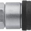 Hydrauliczna szybkozłączka, seria: 265, zgodność z: Norma ISO 16028, typ: Sprzężenie, rodzaj: Żeński, Stal, 1/4in