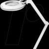 60362 Magnifying lamp, clamp, LED, Ø 127mm real glass lens, 3 dioptres