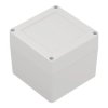Obudowa hermetyczna ZP105.105.90JH, 105 × 105 × 89,8 mm, ABS, jasnoszara, Kradex