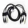 Vertiv Avocent CBL0132, 1,8 m, USB, USB, USB, 2-USB, 1-3.5mm, 2-USB, 1-3.5mm