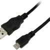 LogiLink CU0034 - kabel USB 2.0, USB-A/M na Micro-USB/M, czarny, 1,8 m