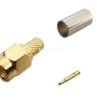 Wtyk SMA 50 ohm H-155 męski gwint wewn. zaciskany