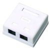 Gniazdo RJ45 8P8C Kat5e 2 portowe