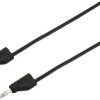 VOLTCRAFT MSB-300 Przewód pomiarowy złącze męskie, lamelkowe 4 mm złącze męskie, lamelkowe 4 mm 0.50 m czarny 1 szt.
