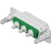 D-Sub socket, 3 pole, 3W3C, equipped, straight, solder pin, 303W3CSXX69E60X