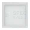 Plafon kwadratowy podtynkowy wpuszczany LED 22W 2200lm 4000K IP20 biały barwa NW biała neutralna V-TAC VT-2200 SQ