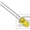 Dioda LED 5mm migaj.żółta matowa DIOD-6546;Vf=2.5-3V;If=20mA;595nm;