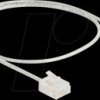 80757 RJ45 Network Cable Cat.6 UTP Ultra Slim 0.5 m grey with short pl