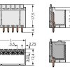 WAGO 2091-1408/200-000 Obudowa męska na PCB 100 szt.