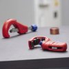 Obcinak do rur odpływowych z tworzywa sztucznego z tworzywa sztucznego, powlekane 202 mm KNIPEX 90 23 01 BK DP50