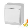 HERMES Wyłącznik schodowy n/t IP44 biały 0331-02 ELEKTRO-PLAST NASIELSK