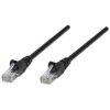 Intellinet 318143 Network Patch Cable, Cat5e, 0.5m, Black, CCA, U/UTP, PVC, RJ4