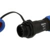 Wtyk; SP1111C/P5II-C; 5 torów; lutowany; 0,75mm2; 4-6,5mm; SP11; na przewód; IP68; 3A; 125V; Weipu; RoHS; SP1111/P5II-C