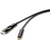 Renkforce RF-4532668 USB-C HDMI adapter cable black 10m
