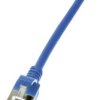 kabel LAN LogiLink CQ9076S, 1 szt., RJ45, CAT 6a, U/FTP, 5.00 m, niebieski