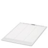 Tabliczka znamionowa Phoenix Contact BMKL 64X34 WH 5032400, montaż: przyklejanie, 34 x 64 mm, etykiety na arkuszu: 21, 1