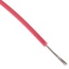 Przewód montażowy 0,08mm² Czerwony RS PRO MPPE 28 AWG 600 V dł. 100m 7/0,12 mm +105°C UL 1581, UL 758