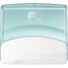 Tork 654000 Performance Towel Dispenser Plastic White/Turquoise Durable