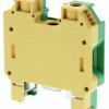 Kostka zaciskowa na szynie DIN Omron poziomy: Pojedynczy 10 → 1/0AWGŚruba XW5G 1 kV