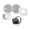 Odbiornik Bluetooth, montowany w ścianę, biały z głośnikami 2,5'', 52908