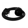 Przedłużacz 1-gniazdowy 1.5m z/u 3x1.0mm2 CZARNY