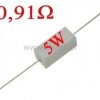 Rezystor cermetowy 0,91 Ohm 5W