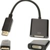 DP Display Port Male to DVI-I Female Adapter Cable