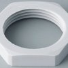 Counter nut, M25 x 1.5, PA, light gray, C2325117