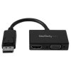 StarTech.com DP2HDVGA Travel A/V Adapter: 2-in-1 DisplayPort To HDMI or VGA