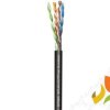 Kabel U/UTPf kat.5e 4x2x0,5 zewnętrzny żelowany czarny (bębnowy) BiTLAN TI0012 BITNER